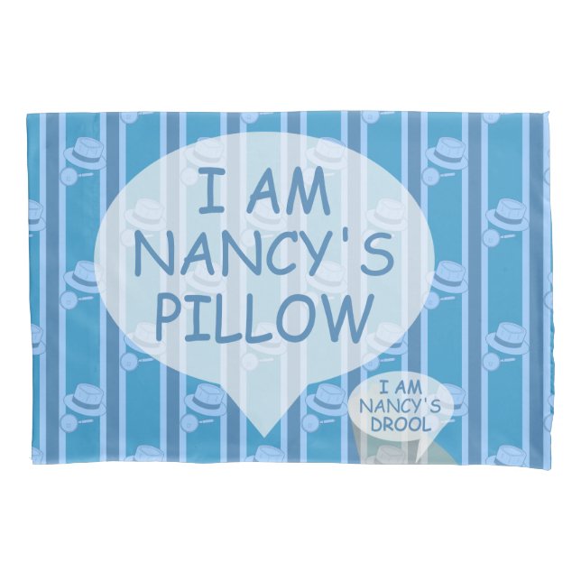 Fun and Fancy Customisable Detective Pillowcase (Front)