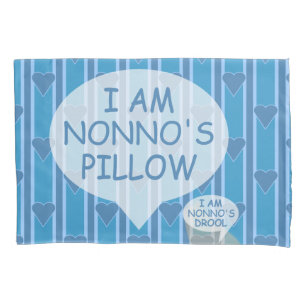 Fun and Fancy Customisable Heart Striped Pillowcase