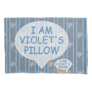 Fun and Fancy Customisable Puzzle Piece Striped Pillowcase