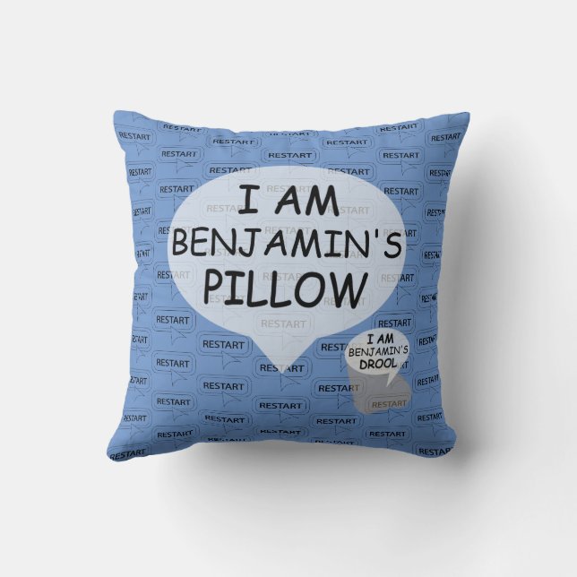 Fun and Fancy Customisable Restart Cushion (Back)