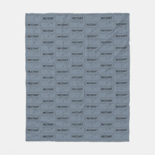 Fun and Fancy Customisable Restart Fleece Blanket