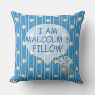 Fun and Fancy Customisable Star Striped Cushion