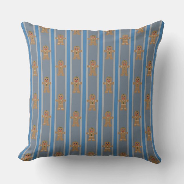 Fun and Fancy Gingerbread Man Cushion (Front)