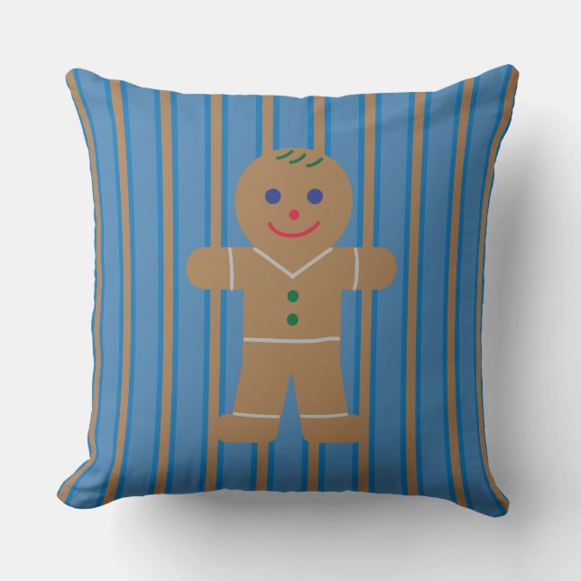 Fun and Fancy Gingerbread Man Cushion (Front)