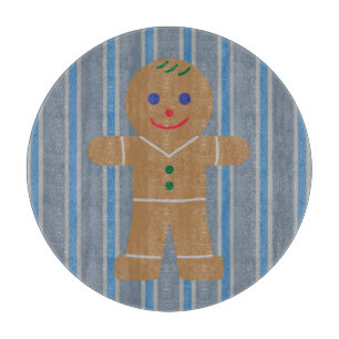 Fun and Fancy Gingerbread Man Cutting Board