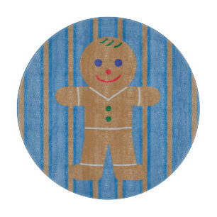 Fun and Fancy Gingerbread Man Cutting Board