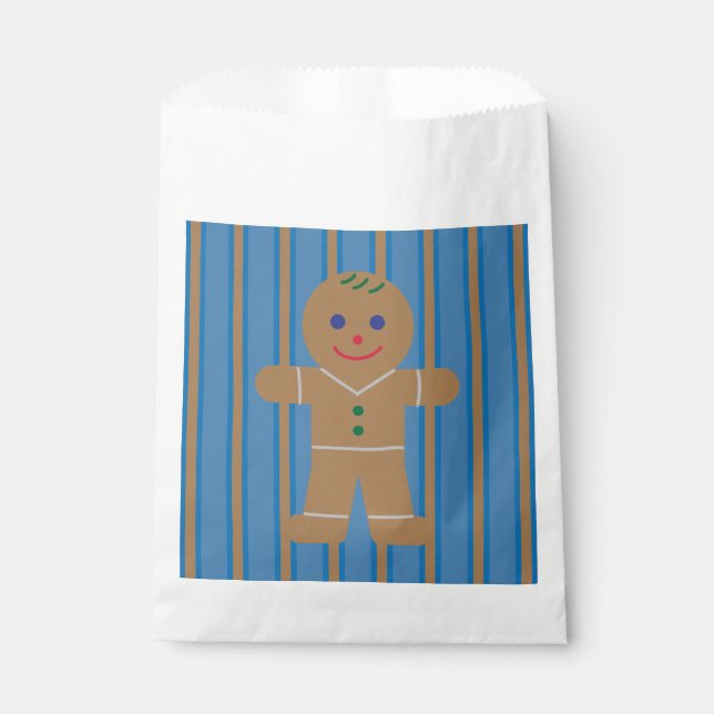 Fun and Fancy Gingerbread Man Favour Bags (Front)