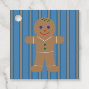 Fun and Fancy Gingerbread Man Favour Tags