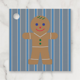 Fun and Fancy Gingerbread Man Favour Tags