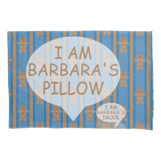 Fun and Fancy Gingerbread Man Pillowcase (Front)