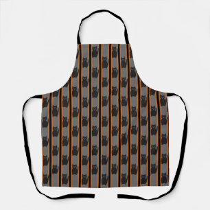 Fun and Fancy Halloween Black Cats Apron
