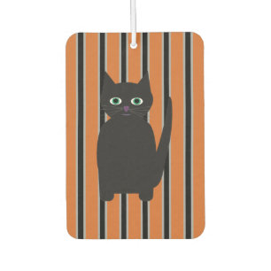 Fun and Fancy Halloween Black Cats Car Air Freshener