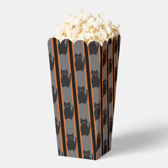 Fun and Fancy Halloween Black Cats Favour Box (Popped)
