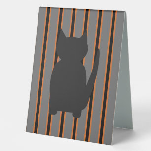 Fun and Fancy Halloween Black Silhouette Cats