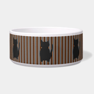 Fun and Fancy Halloween Black Silhouette Cats