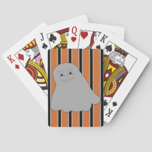 Fun and Fancy Halloween Ghosts Playing Cards