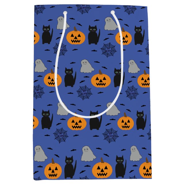Fun and Fancy Halloween Medium Gift Bag (Front)