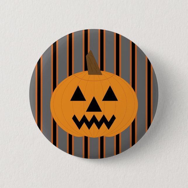 Fun and Fancy Halloween Pumpkins 6 Cm Round Badge (Front)
