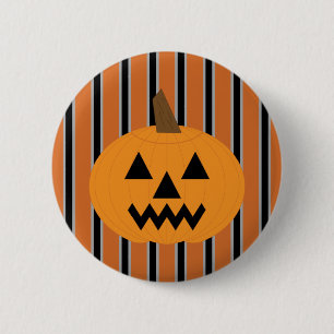 Fun and Fancy Halloween Pumpkins 6 Cm Round Badge