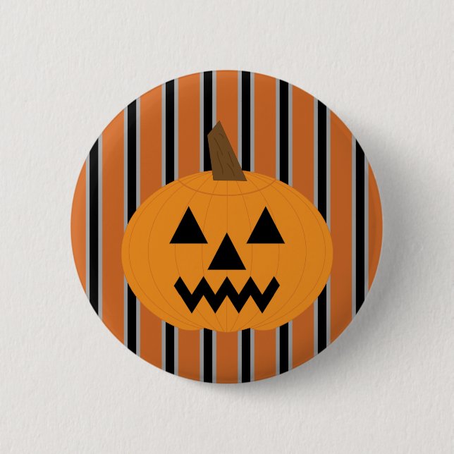 Fun and Fancy Halloween Pumpkins 6 Cm Round Badge (Front)