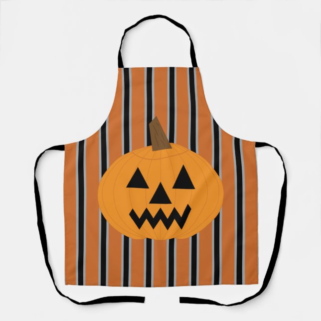 Fun and Fancy Halloween Pumpkins Apron (Front)