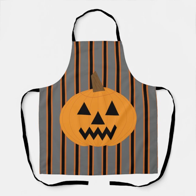 Fun and Fancy Halloween Pumpkins Apron (Front)