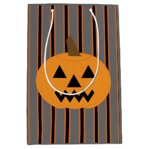 Fun and Fancy Halloween Pumpkins Medium Gift Bag