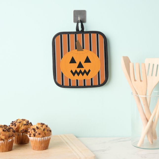 Fun and Fancy Halloween Pumpkins Pot Holder (Insitu(Hanging))
