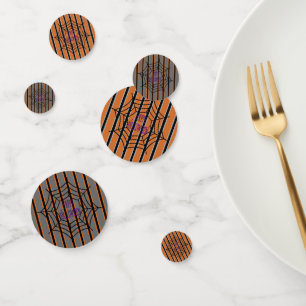 Fun and Fancy Halloween Spider Webs Confetti