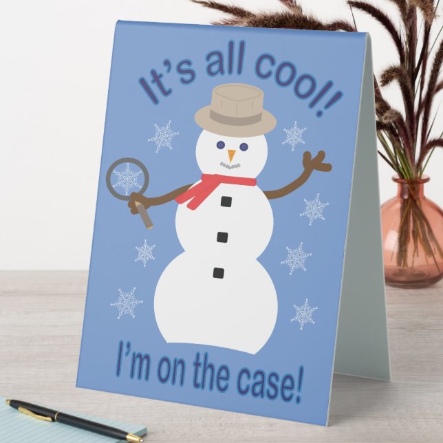 Fun and Fancy It's All Cool Snowman Detective (In SItu (Table))