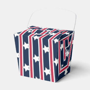 Fun and Fancy Patriotic Stars and Stripes Favour Box