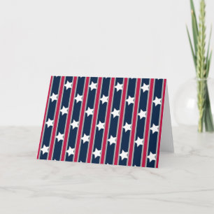 Fun and Fancy Patriotic Stars and Stripes Invitation