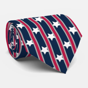 Fun and Fancy Patriotic Stars and Stripes Tie