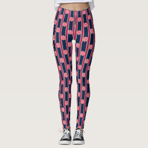 Fun and Fancy Peppermint Candy Leggings
