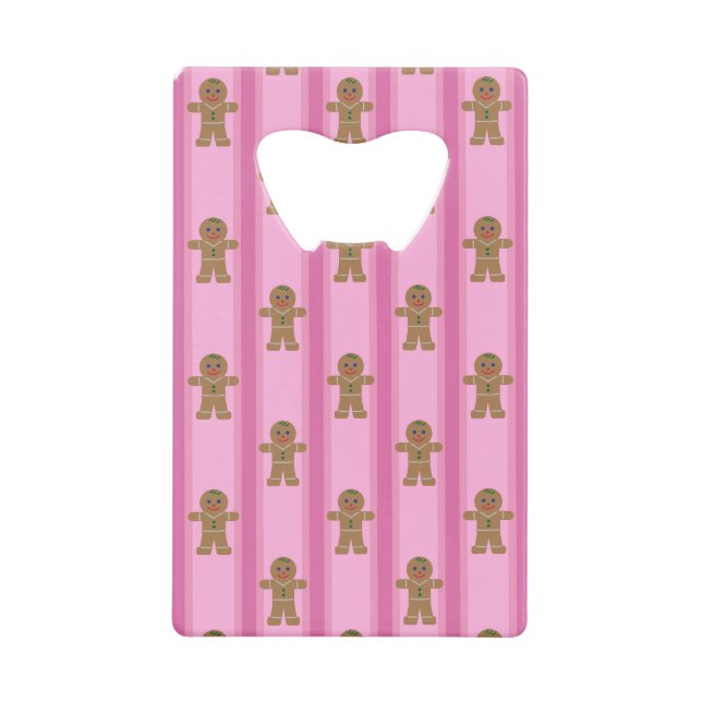 Fun and Fancy Pink Gingerbread Man (Front)