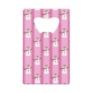 Fun and Fancy Pink Snowman Detective