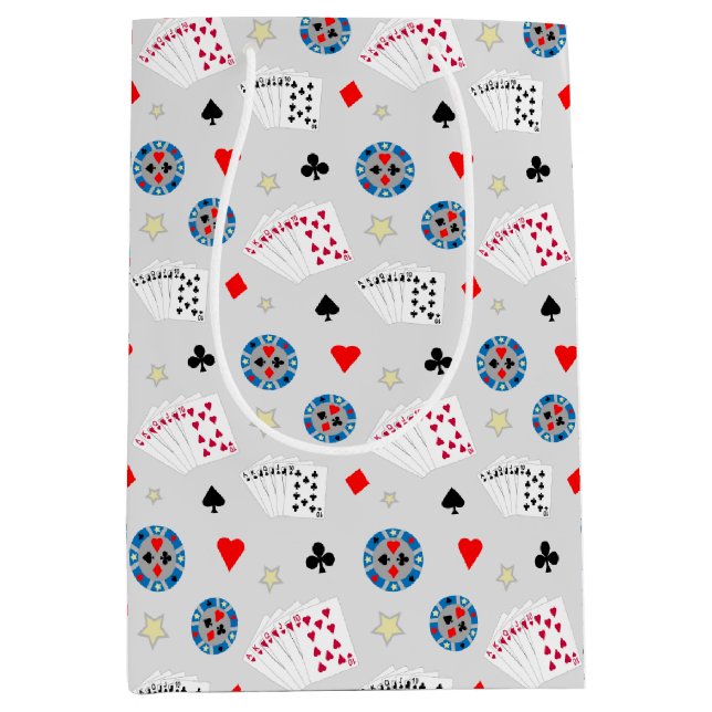 Fun and Fancy Poker Medium Gift Bag (Front)