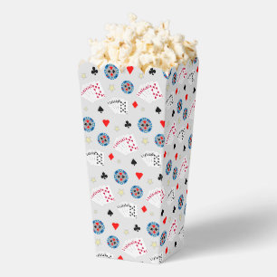 Fun and Fancy Poker Popcorn Favour Box
