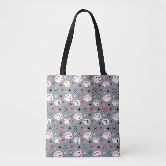 Fun and Fancy Poker Tote Bag (Front)