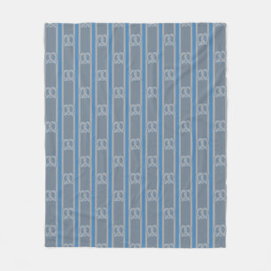 Fun and Fancy Pretzel Fleece Blanket
