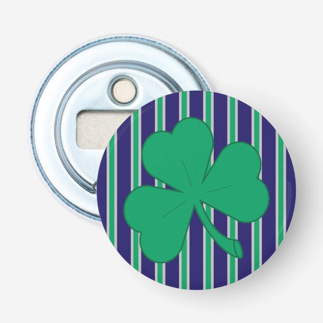 Fun and Fancy Shamrock Bottle Opener (Front)