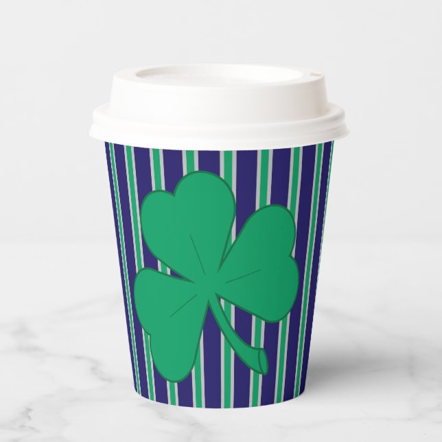 Fun and Fancy Shamrock Paper Cups (Front)
