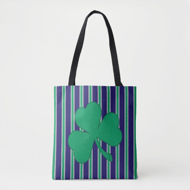 Fun and Fancy Shamrock Tote Bag (Front)