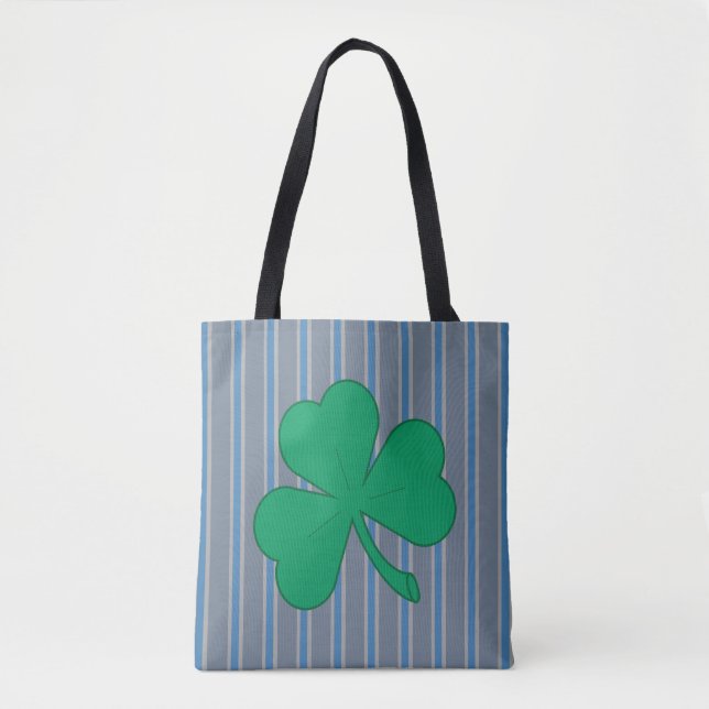 Fun and Fancy Shamrock Tote Bag (Front)