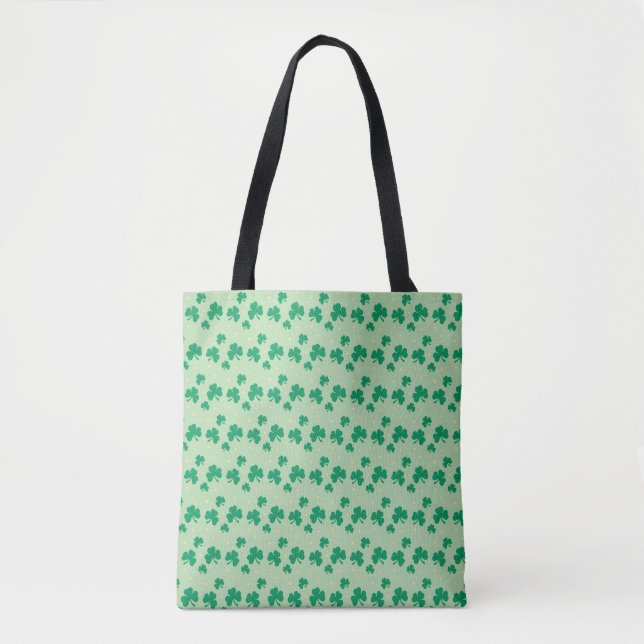 Fun and Fancy Shamrock Tote Bag (Front)