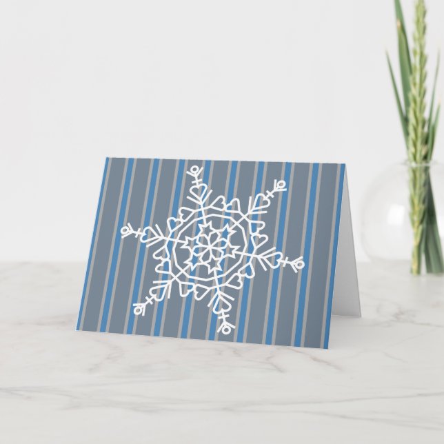 Fun and Fancy Snowflake Invitation (Front)