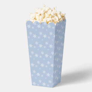 Fun and Fancy Snowflake Popcorn Favour Box