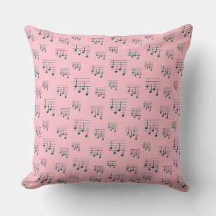 Fun and Fancy Ukulele Tuning Song Music Note Cushion