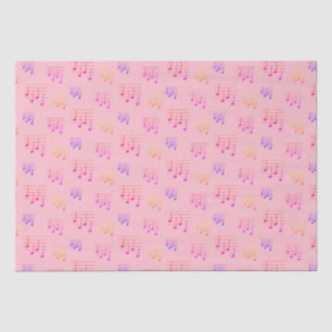 Fun and Fancy Ukulele Tuning Song Music Note Tissue Paper