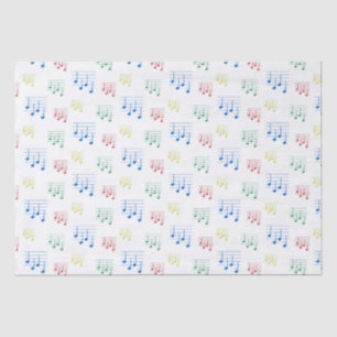 Fun and Fancy Ukulele Tuning Song Music Note Tissue Paper